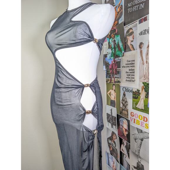 Swim Sheer Cover Up Dress - Picture 3 of 3